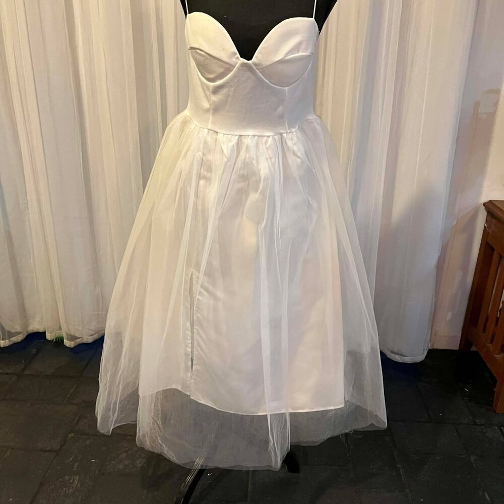 White Tulle Dress